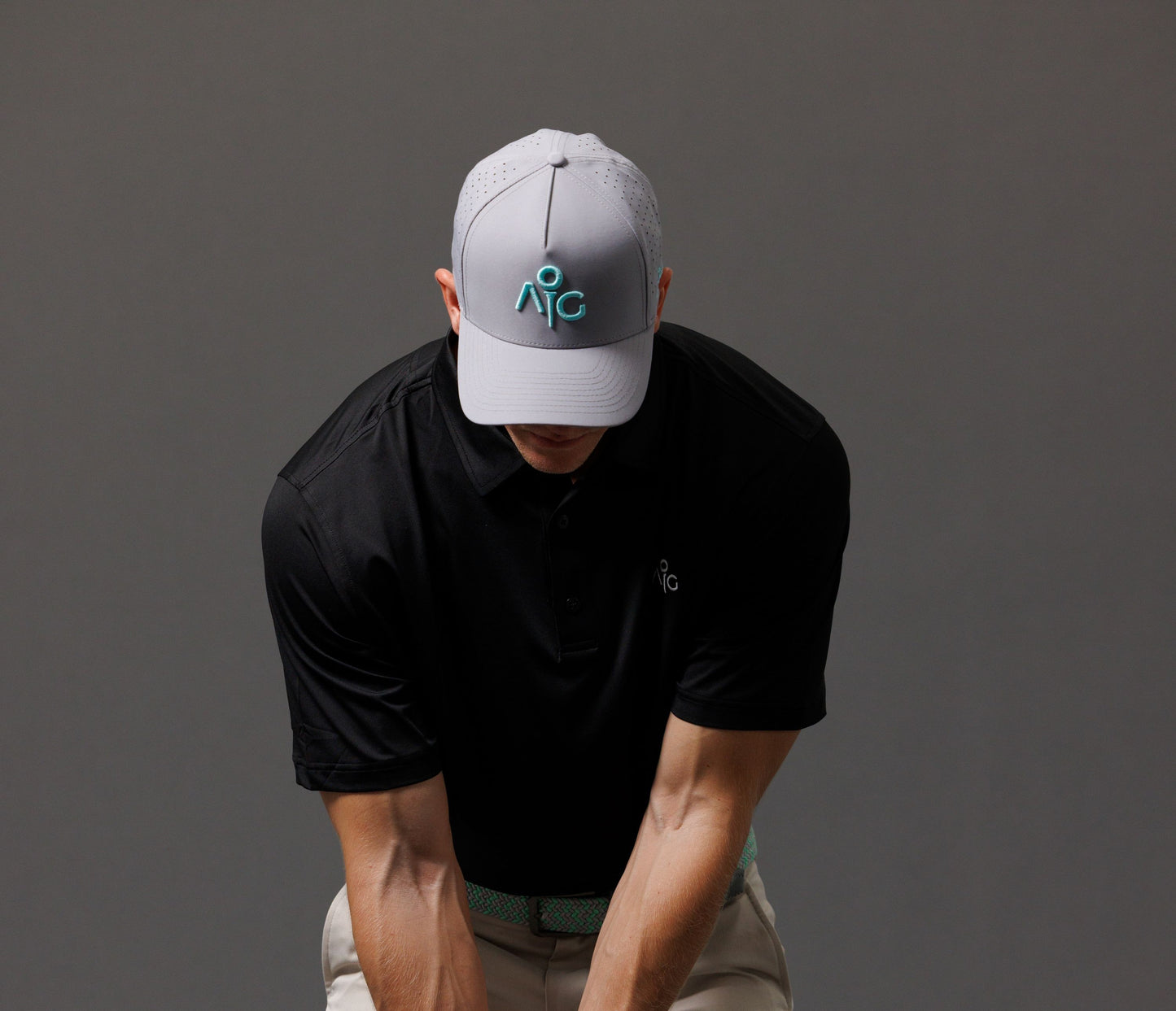Gray & Mint Icon Hat