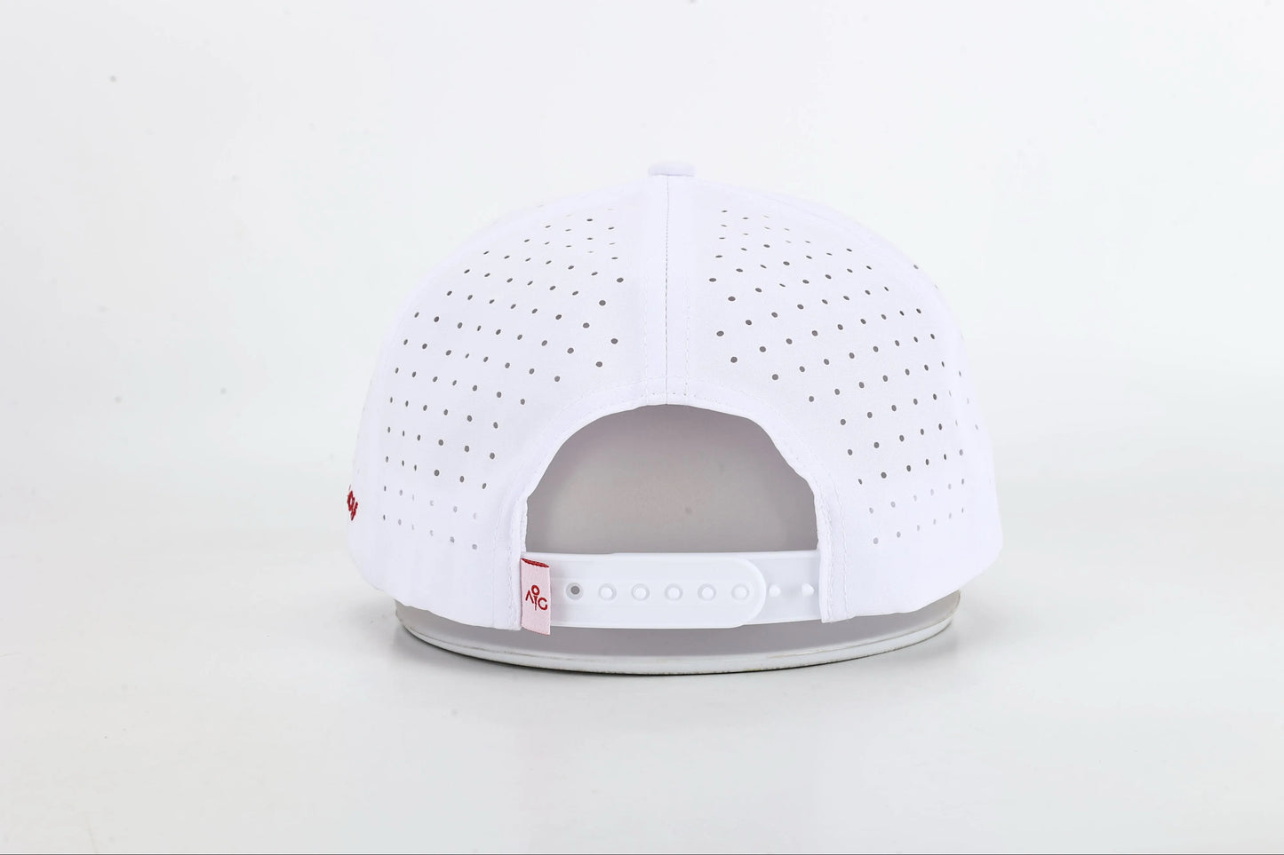 White & Red Icon Hat