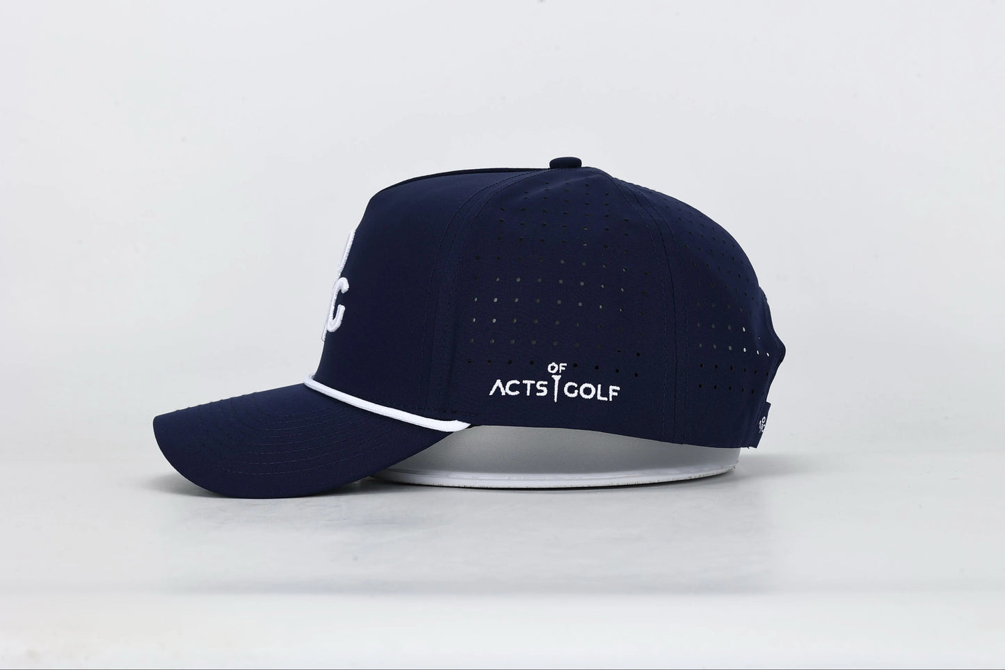 Navy & White Icon Rope Hat