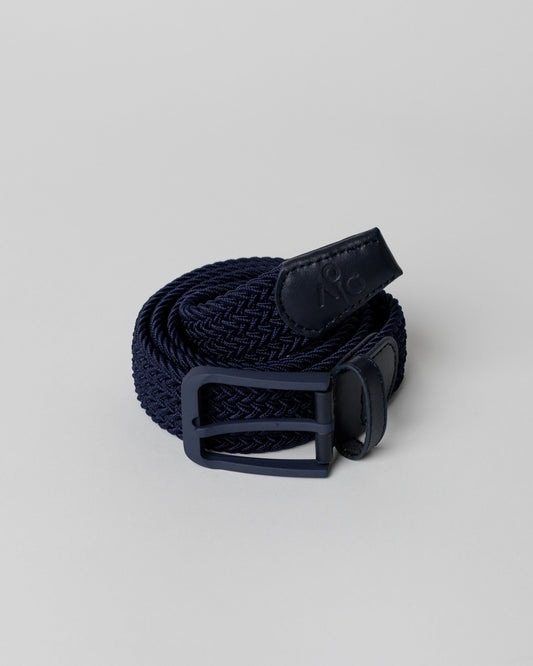 Navy Blue Woven Belt