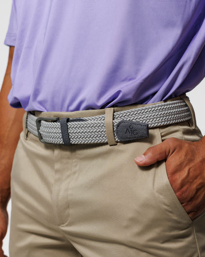 Gray Woven Belt