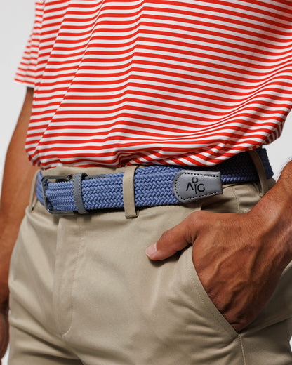 Artic Blue Woven Belt