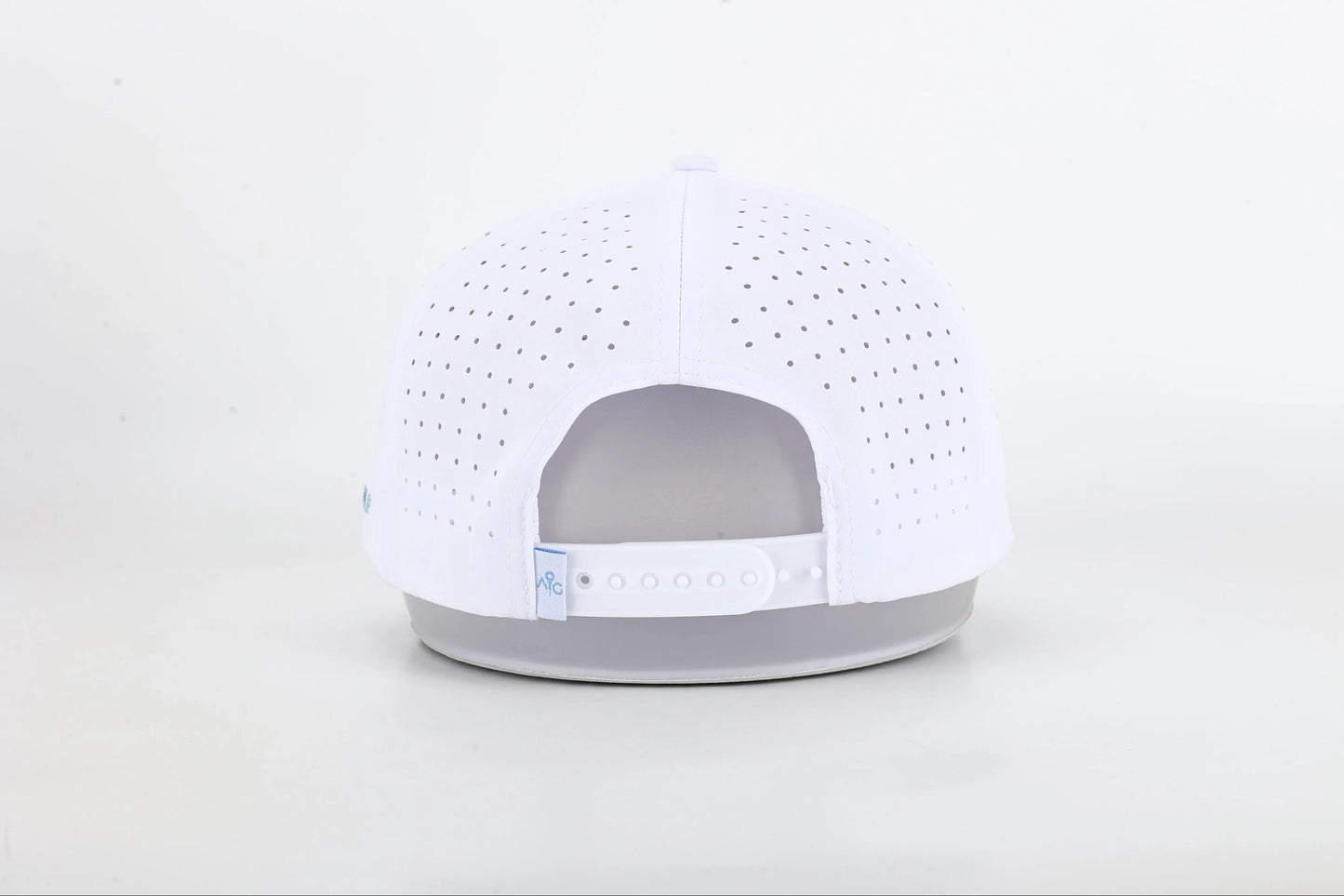 White & Sky Blue Icon Hat