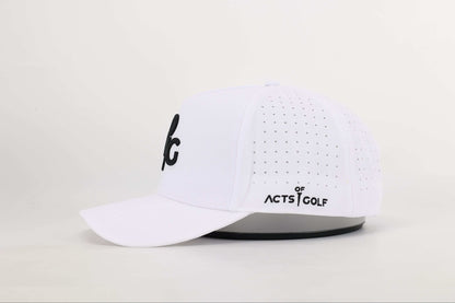 White Logo Hat